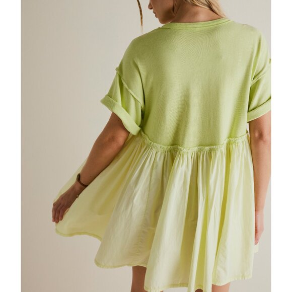 Free People Lime Mini Dress - Picture 3 of 6